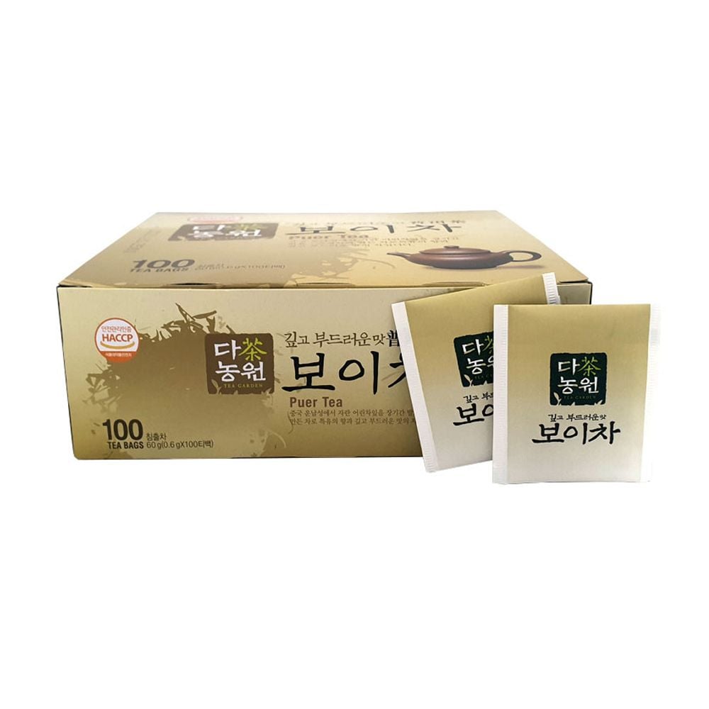 다농원 보이차 100개입 깊고 부드러운맛 전통 보이차 다농원 보이차 100T - 상품 이미지