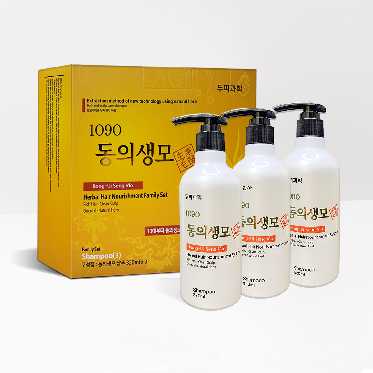 1090동의생모 탈모샴푸 320ml, 3개