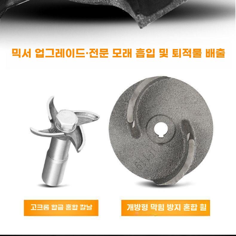 산업용 슬러지 펌프 380V 무막힘 오수 배수 준설용 - 상세 이미지 5