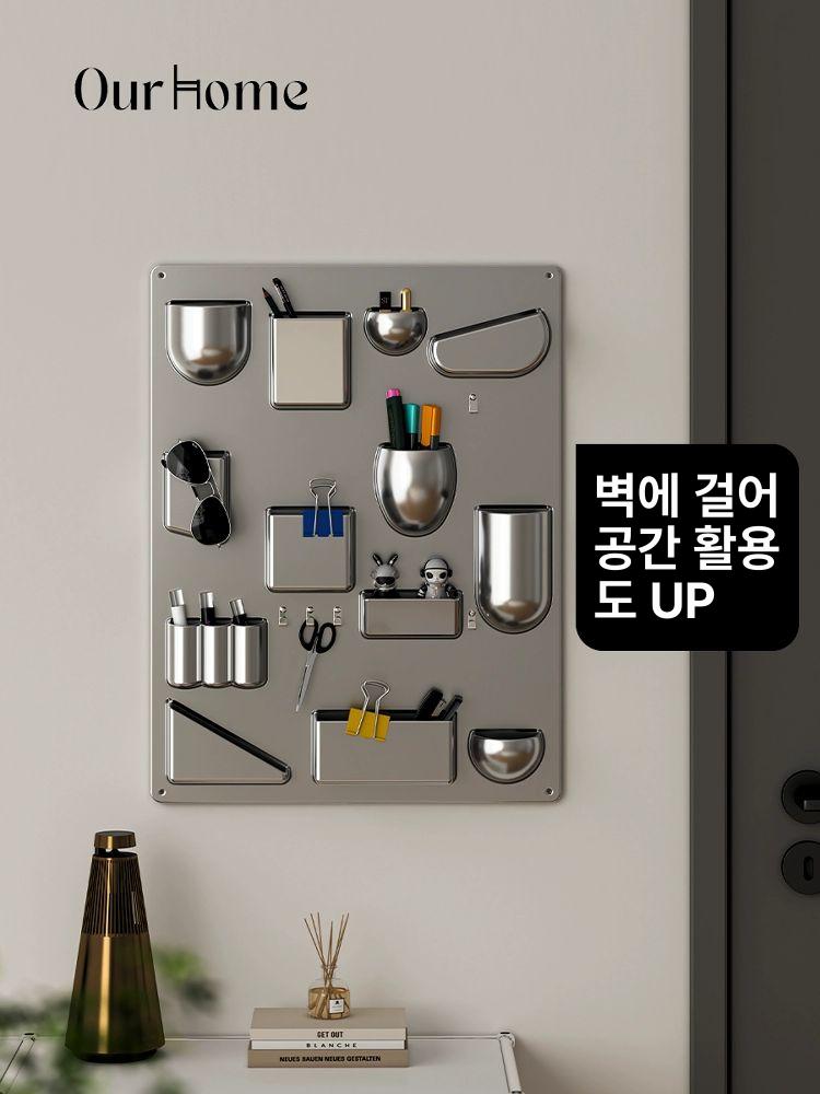 소품 수납 선반 벽걸이 현관 장식 책상 - 상세 이미지 2