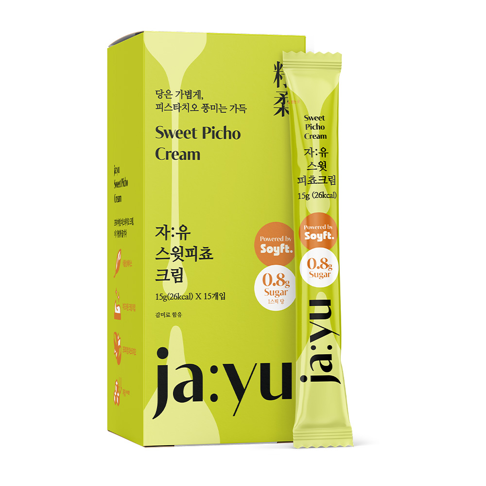 JAYU 자유 저당 피스타치오 스윗피쵸크림 스틱 - 상세 이미지 4