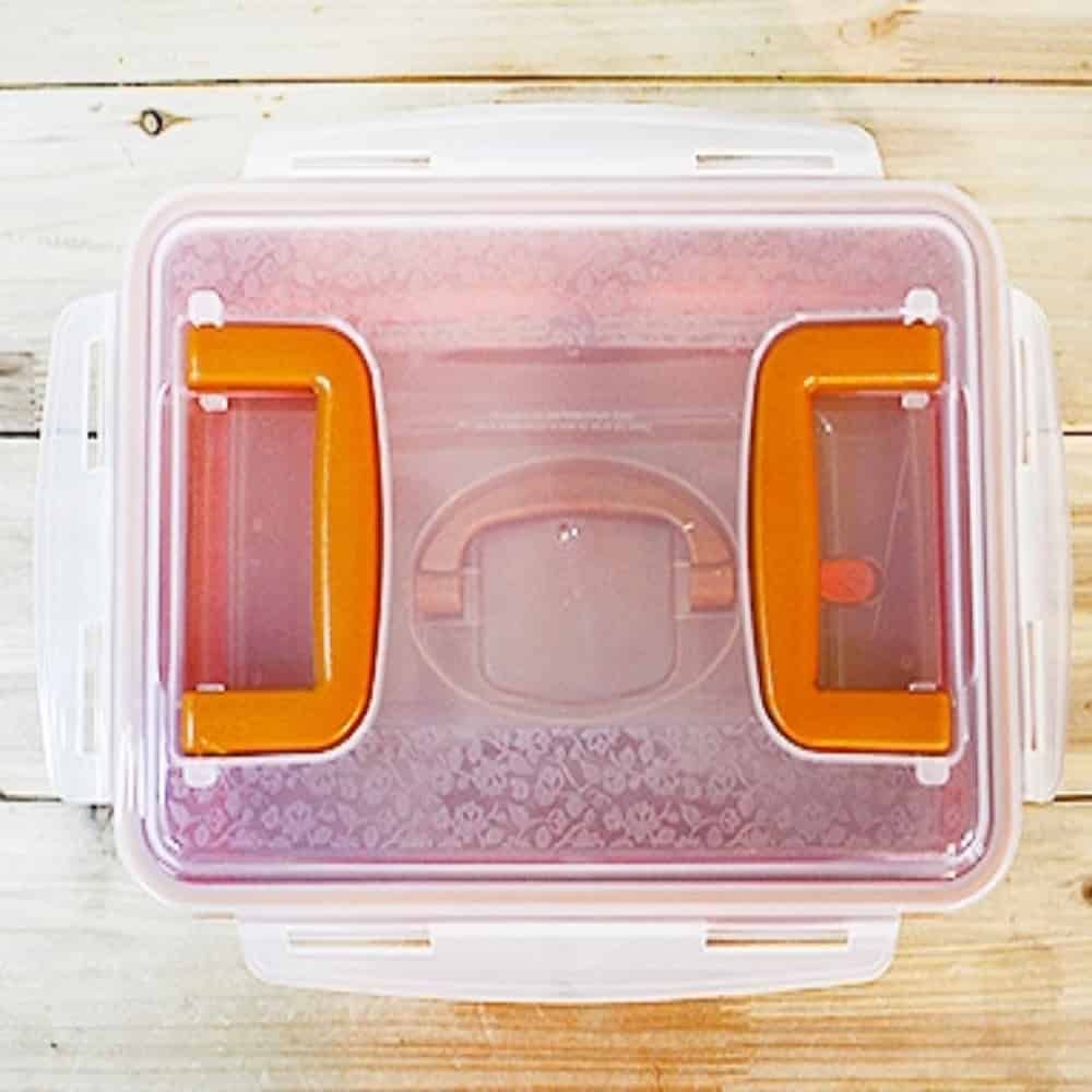 황토누름락 소 6L 냉장고정리용기 냉장고정리 냉장고용기 - 상품 이미지