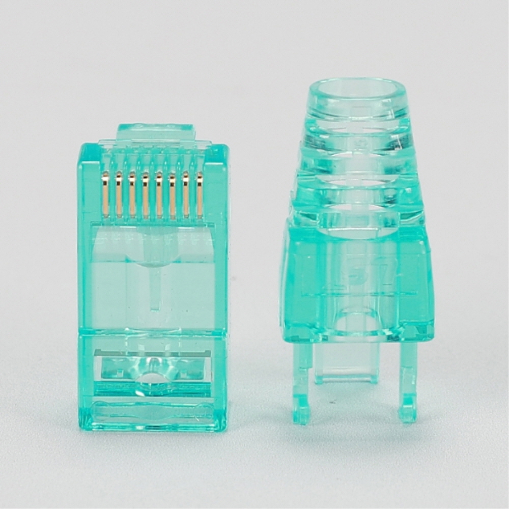 LS전선 UTP CAT.6 8핀 EZ 관통형 RJ45 랜선 모듈러잭 커넥터 100개 - 상세 이미지 3