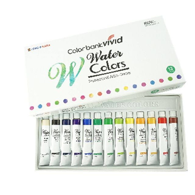 종이나라 비비드 수채화물감 7.5ml 13색 - 상품 이미지