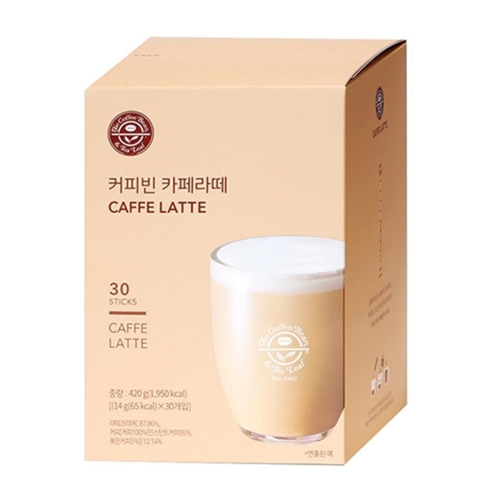 커피빈 카페라떼 30T 커피 아라비카 에스프레소 스틱 - 상품 이미지