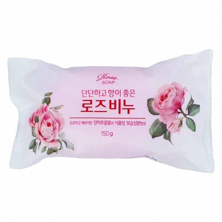 단단하고 향이 좋은 로즈 비누 150g - 메인 이미지