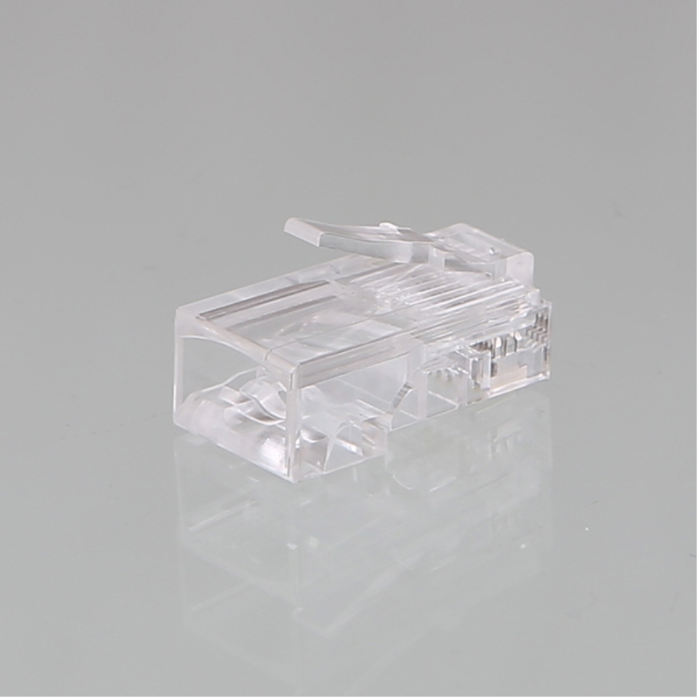 미래로아이티 UTP 8핀 RJ45 랜선 모듈러잭 커넥터 100개 - 상세 이미지 2