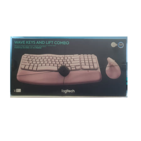[로지텍] Wave Keys and Lift Combo 정품 로즈 핑크, 플런저 GD [로지텍 코리아 정품]