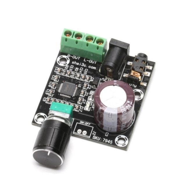 PAM8610 Class D 2채널 오디오 앰프 모듈 12V 15W - 상품 이미지