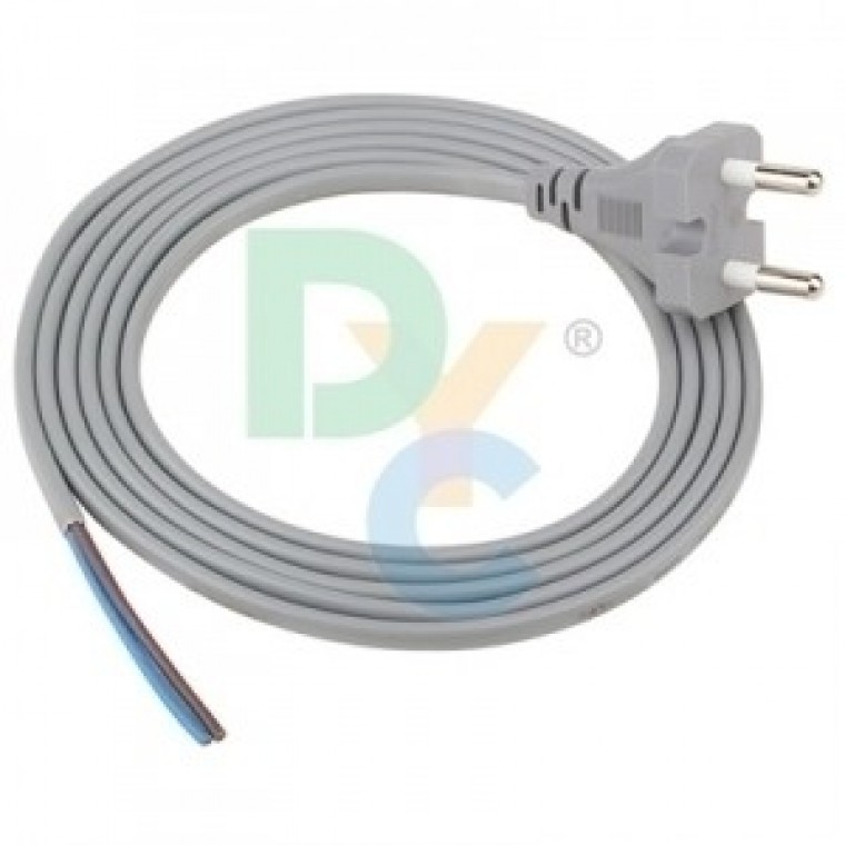 국산무접지코드/전기제품작업/제작용250V10A(1.5mmx2C회색)3m - 상품 이미지