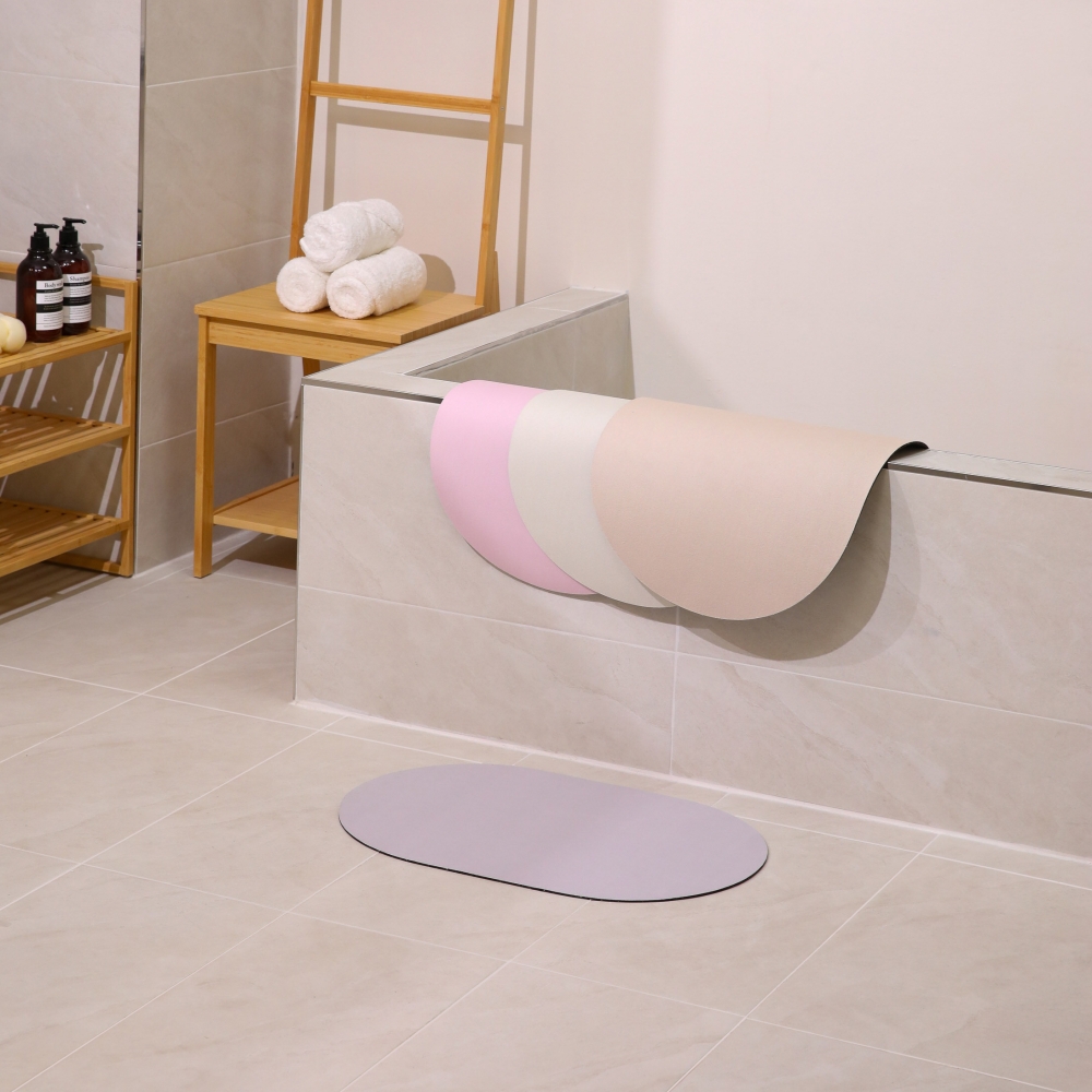 보니츠 규조토 발매트 욕실 주방매트 현관 싱크대 화장실 빨아쓰는라운드M