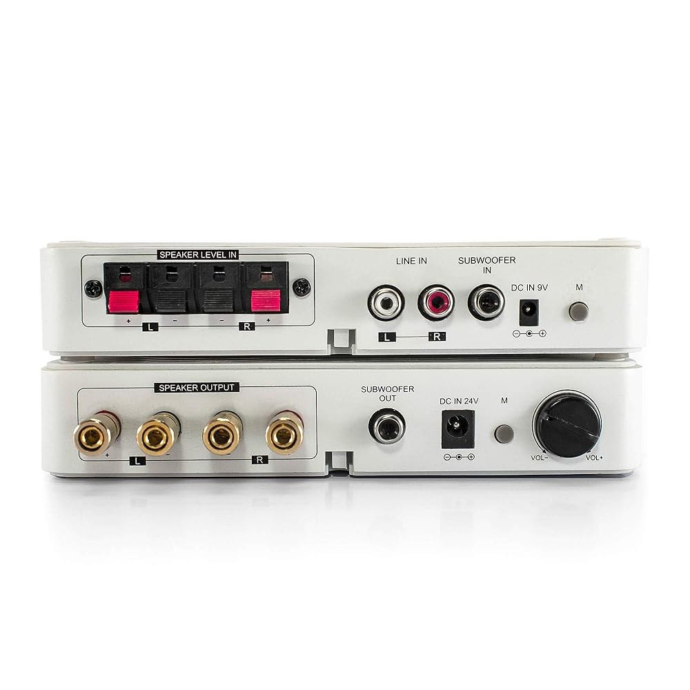 다이너스티 프로오디오 WSA-5RP 무선 서라운드 사운드 리어 스피커 키트, 50W 앰프 2개 내장, 5.2G / 5.8GHz 듀얼 밴드 선택 가능, 총 106개의 RF 채널 자동 - 상세 이미지 2