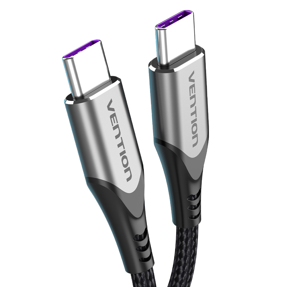 벤션 100W 직조 C to C타입 고속충전케이블 TAE 0.5m, 1개 - 상품 이미지