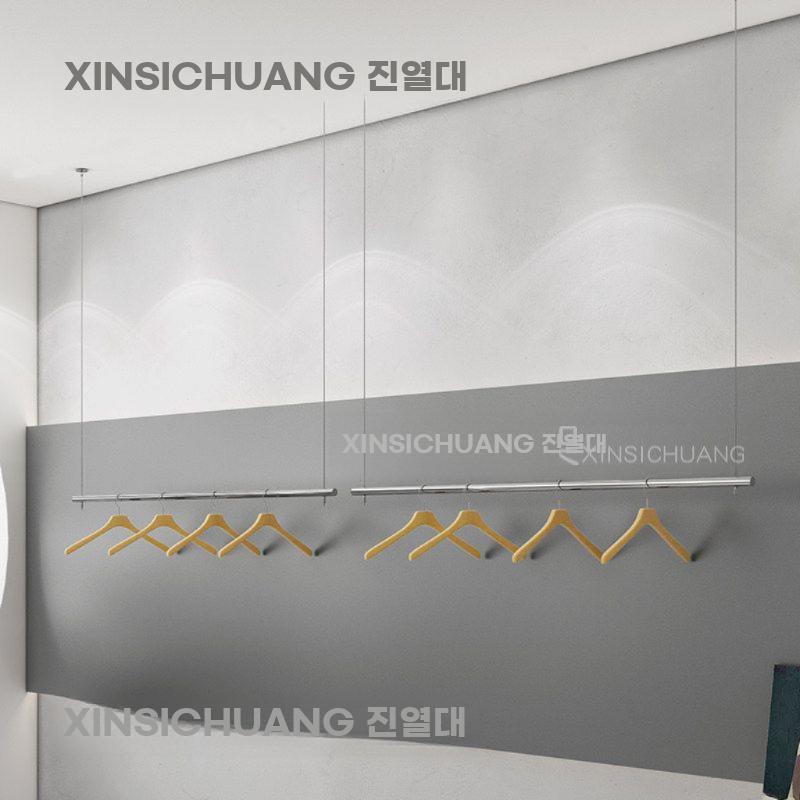 의류 매장용 스테인리스 와이어 행거 천장 걸이 전시대 - 상세 이미지 2