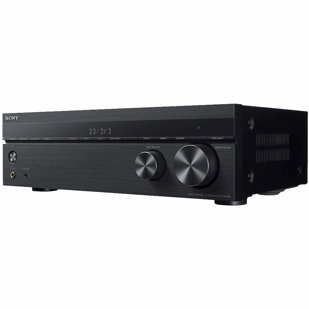 소니 STRDH590 5.2 채널 서라운드 사운드 홈 시어터 리시버 블루투스가 탑재된 4K HDR AV 리시버, 블랙 - 상세 이미지 2