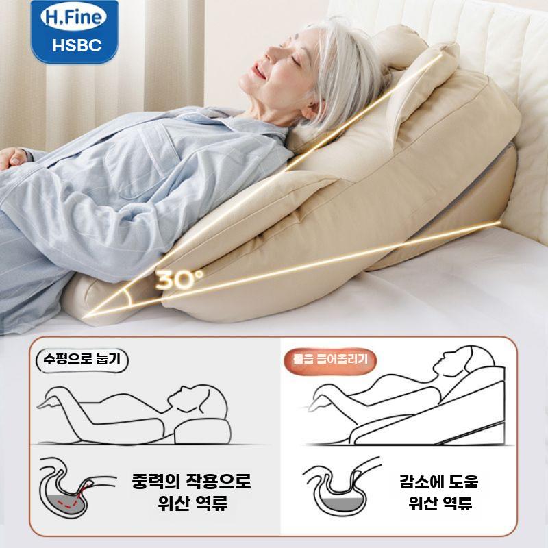 침대 등받이 경사지지 베개 패드형 반좌용 쿠션 - 상세 이미지 3