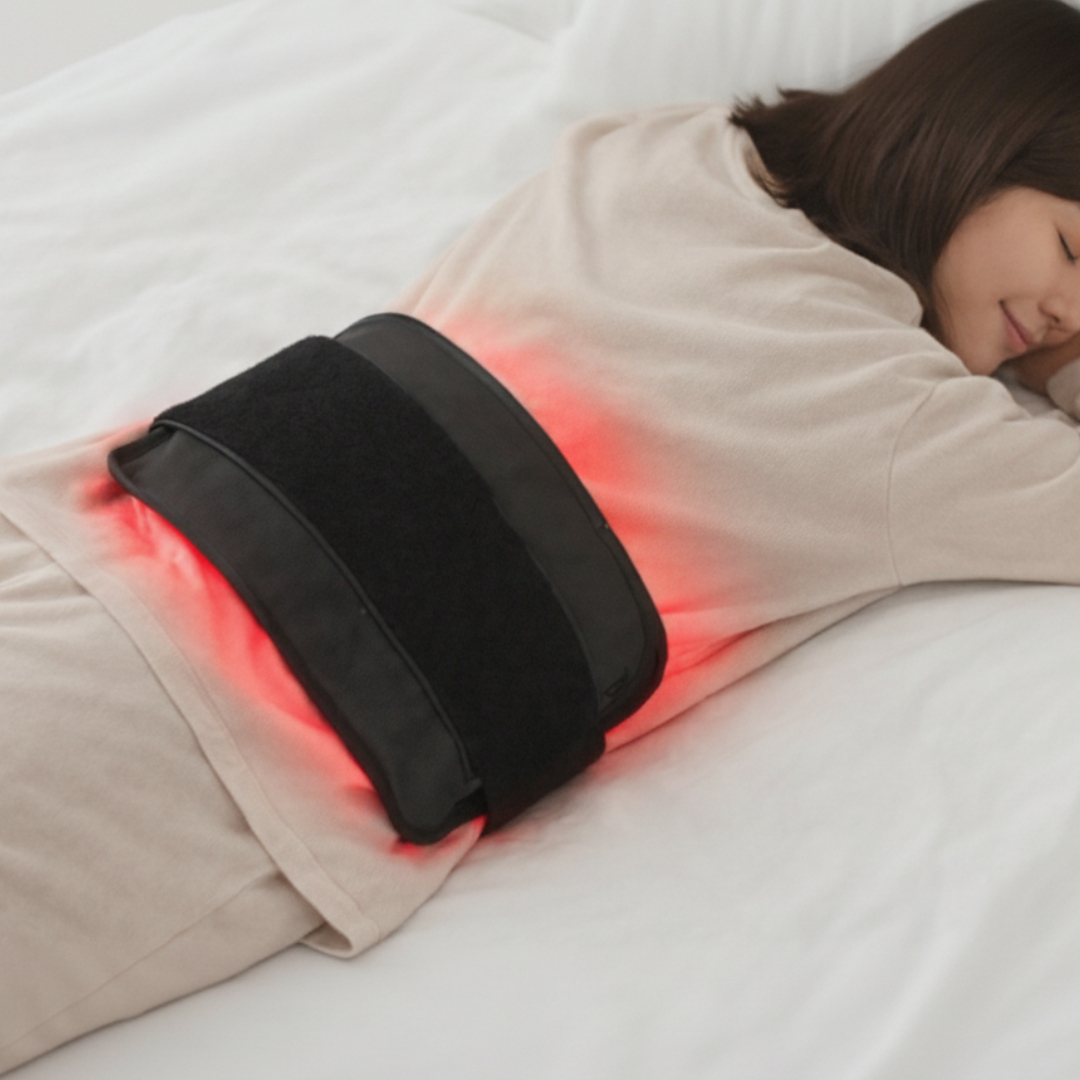 미국FDA등록 근적외선 허리찜질기 어깨 배 발 전기 온열 원적외선 솜스