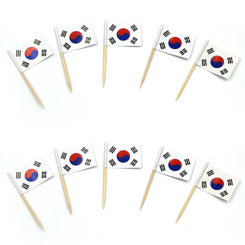 이쑤시개 태극기 10개입 - 상품 이미지