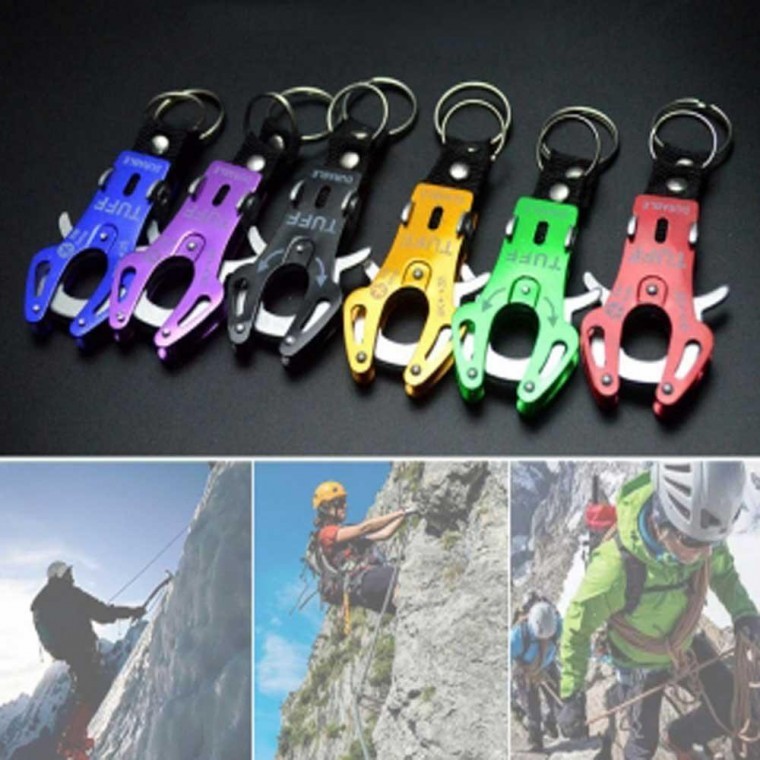 등산 후크 carabiner 클립 잠금 키링 키체인 내구성 - 상품 이미지