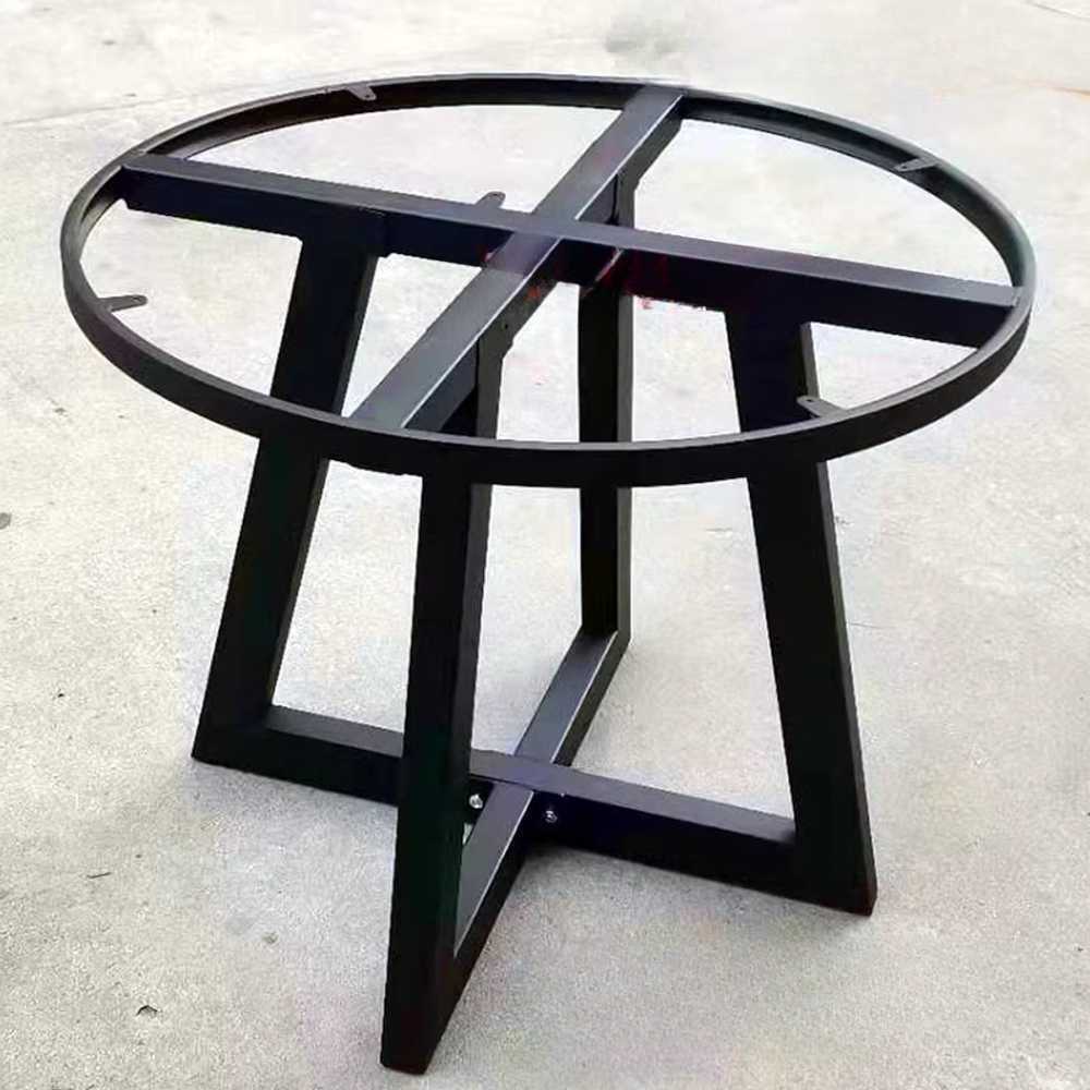 원형 테이블 다리 다용도 부속 DIY 철제 하부 받침 50cm 기본형 - 상품 이미지