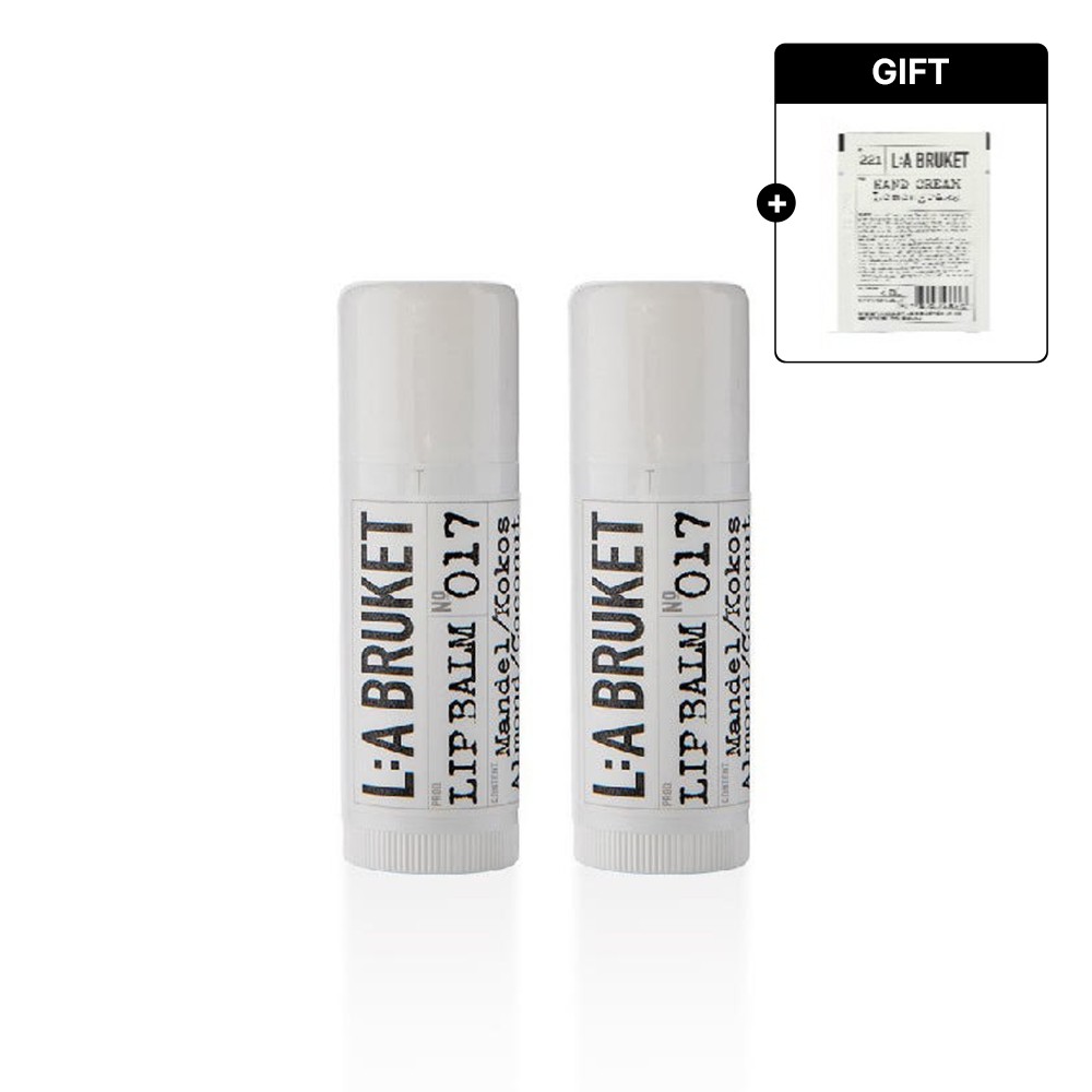 [라부르켓] 립 밤 아몬드/코코넛 14g 듀오세트
