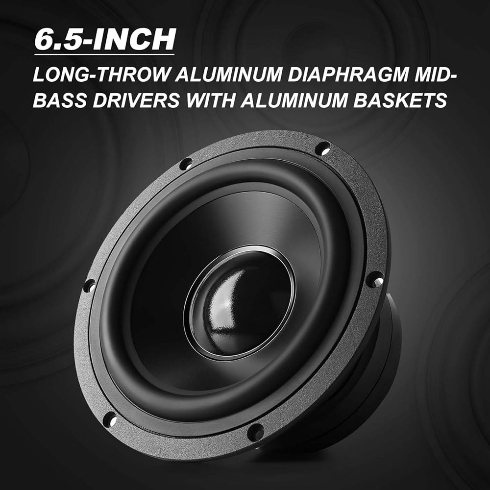 Edifier S3000MKII 오디오파일 액티브 스피커, 평면 다이어프램 트위터, 고해상도 오디오 및 6.5인치 우퍼가 장착된 무선 전원 책장 스피커 Bluetooth 5.0 - 상세 이미지 3