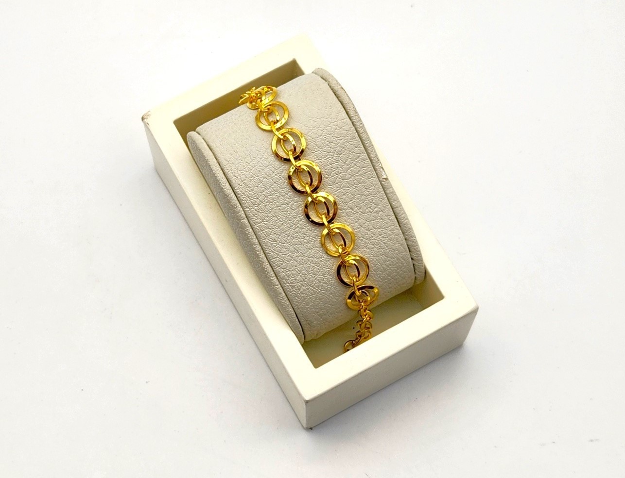 24K 순금 11.25g(3) 에이미 팔찌(18K 연결고리 장식)