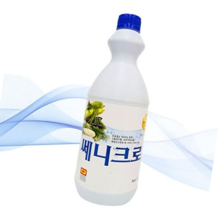 병원손소독제 쎄니크로 과일 야채류 소독용 알코올 1L(염소계)