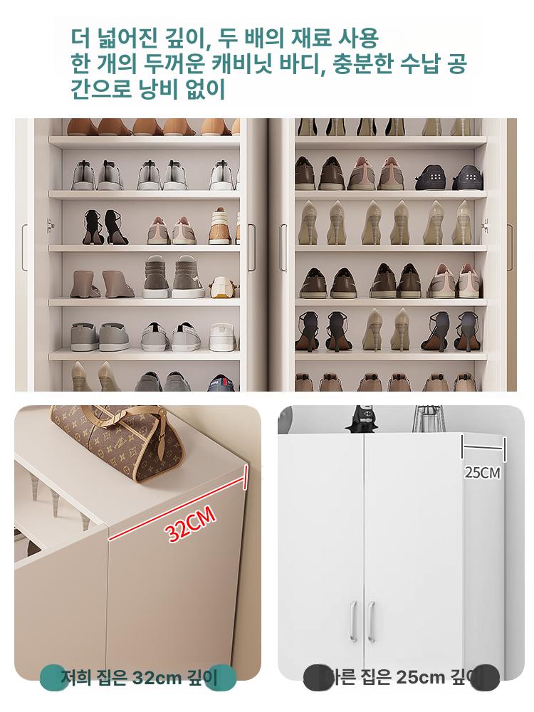 헬스장 신발장 대용량 학교 기숙사 신발 수납장 선반 - 상세 이미지 2