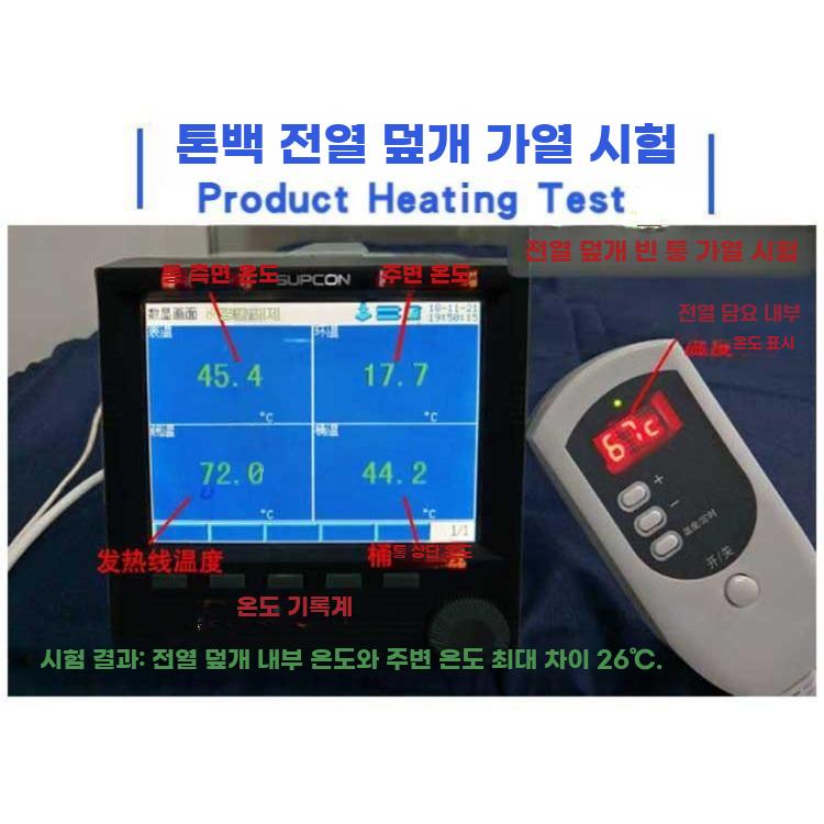 톤백 전기 보온 커버 히팅 담요 온도조절 방한 동파방지 상단부 열림 15kg 두께 3cm - 상세 이미지 5