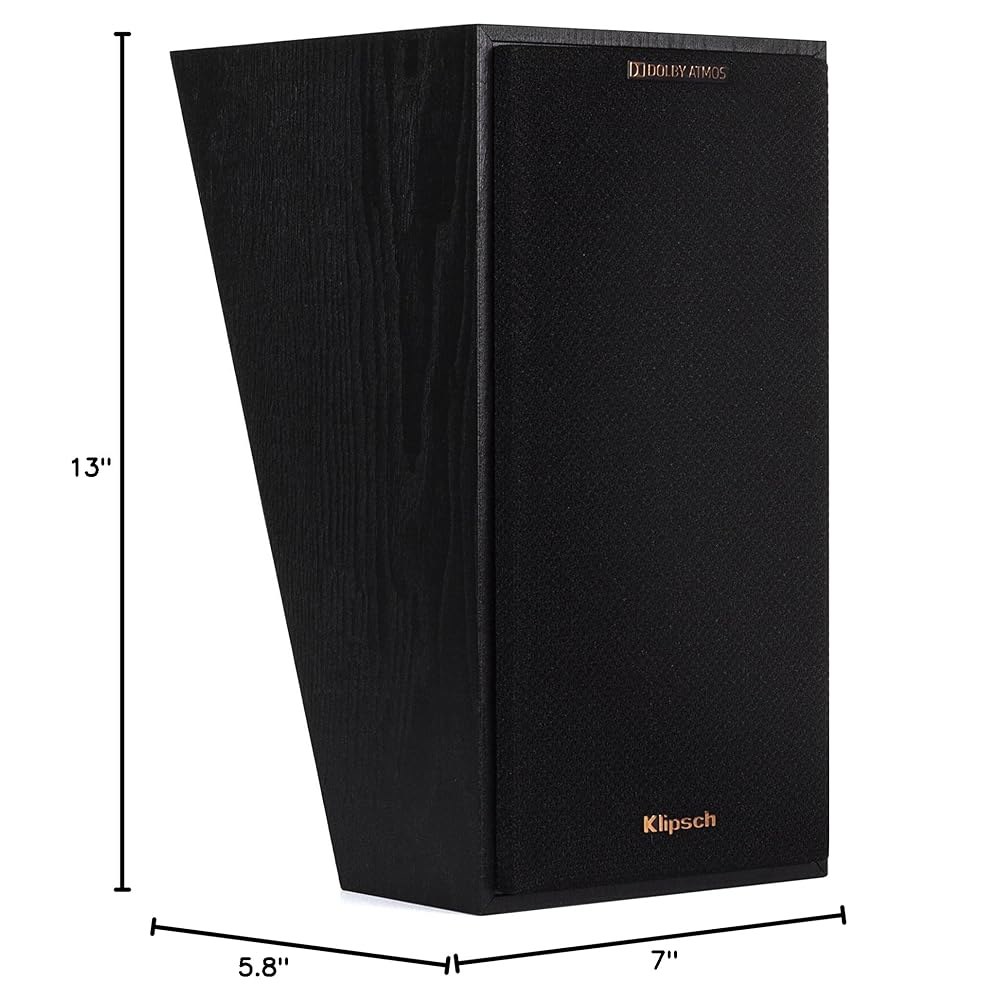 Klipsch R-41SA 강력한 디테일 홈 스피커 세트 2개 블랙 R-41SA Set of 4 - 상세 이미지 3