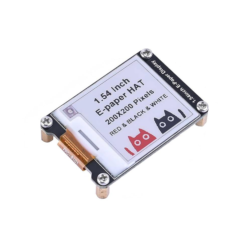 라즈베리 파이 / 아두이노 젯슨 나노 STM32 200x200 픽셀 레드 블랙 화이트 SPI 인터페이스 E-Ink용 1.54인치 전자 종이 디스플레이 3색 EPaper 화면 - 상품 이미지