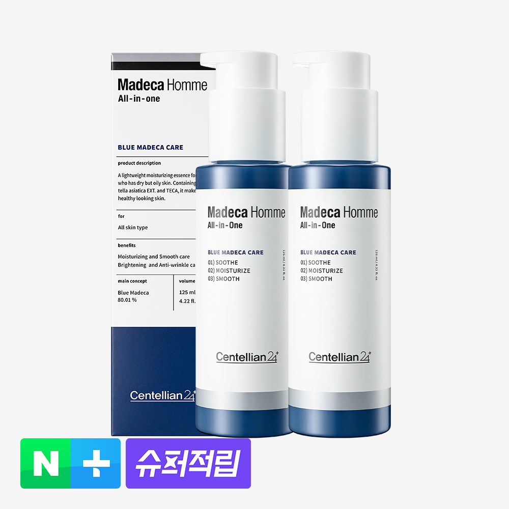 [슈퍼적립]동국제약 센텔리안24 마데카 옴므 올인원 125ml 2개