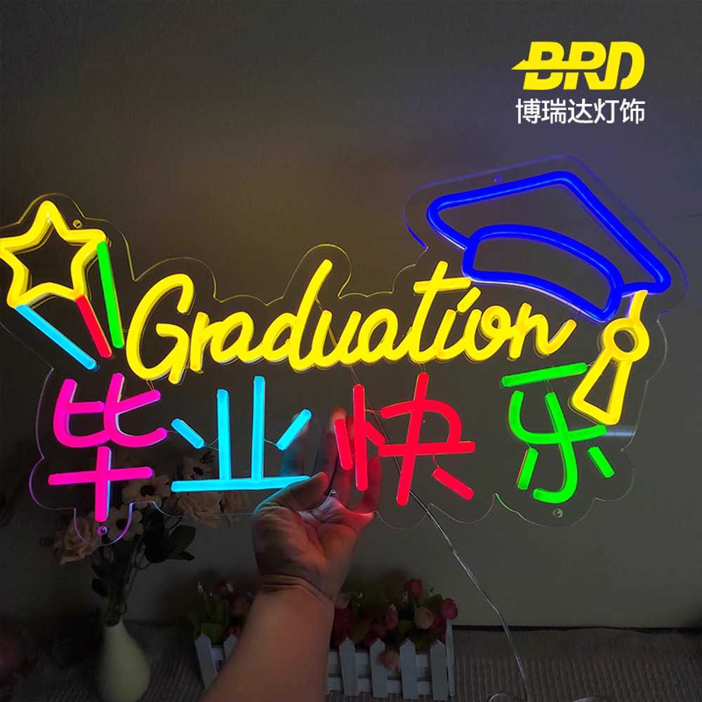 케이크 LED 간판 매장 조명 빵 네온사인 입체 램프 55x31cm / 12V 배터리 포함 - 상세 이미지 3