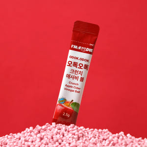 아임푸디 오독오독 크런치 애사비 볼 애플사이다비니거 사과초모식초 30포,... 맛있게 먹은 솔직 후기 - 상품 이미지 2