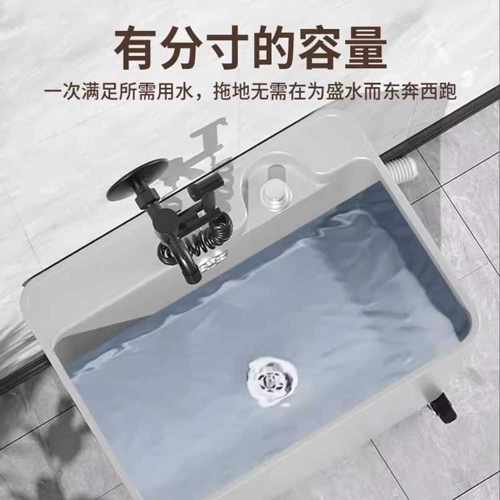 대걸레 개수대 걸레싱크대 마포걸레 세정대 청소 대야 46 화이트 / 고정식 - 상세 이미지 3