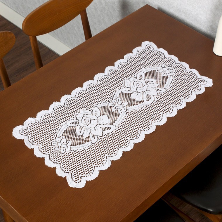 프렌치 레이스 테이블러너 3p 북유럽 레이스러너