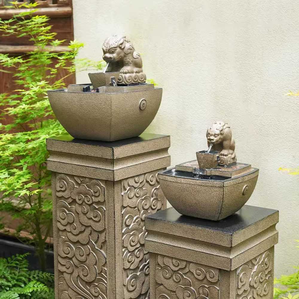 거실장식 수반 인테리어 수경재배 개업선물 실내 정원 A형 19.5x19.5x24cm - 상세 이미지 3
