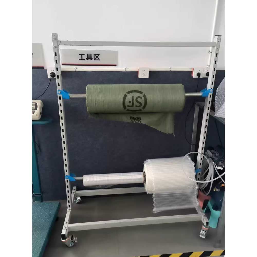 뽁뽁이 거치대 물류 필름 포장재 완충재 걸이 날 비닐 800x600x1350mm 이미지 6