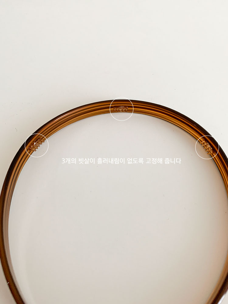 Barrette La France, 슬림 헤드밴드 - 셀룰로오스 얇은 호피 프랑스머리띠 이미지 8
