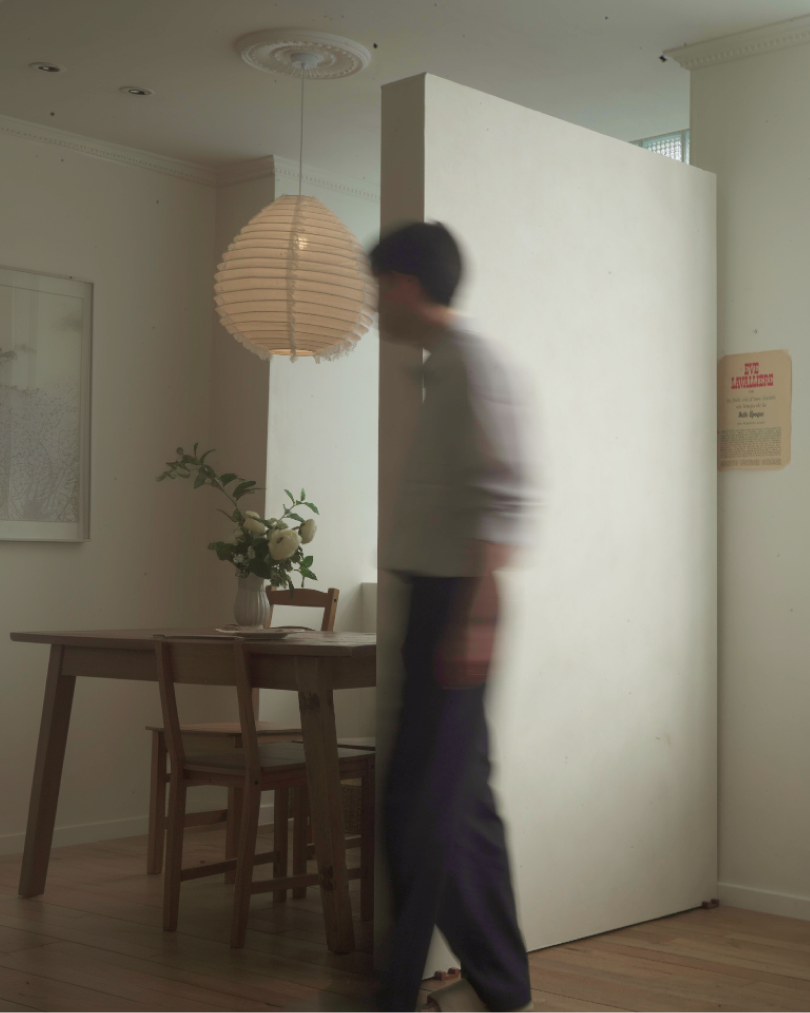 툰트 방염자재 유럽미장 파티션 두꺼운 가벽 600x2124, 애쉬 - 상세 이미지 3