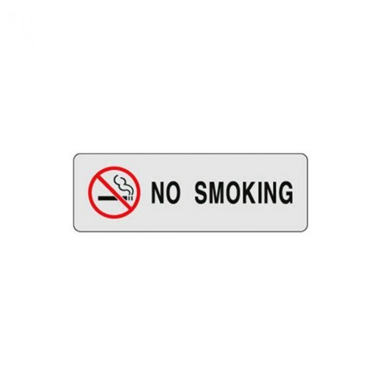 NO SMOKING 금연 아크릴표지판 안내판 도어사인 - 상품 이미지