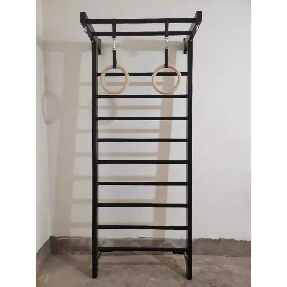 스톨 월바 홈트레이닝 멀팅 철봉 딥스 운동 기구 등반 260x90cm(블랙) - 상세 이미지 5