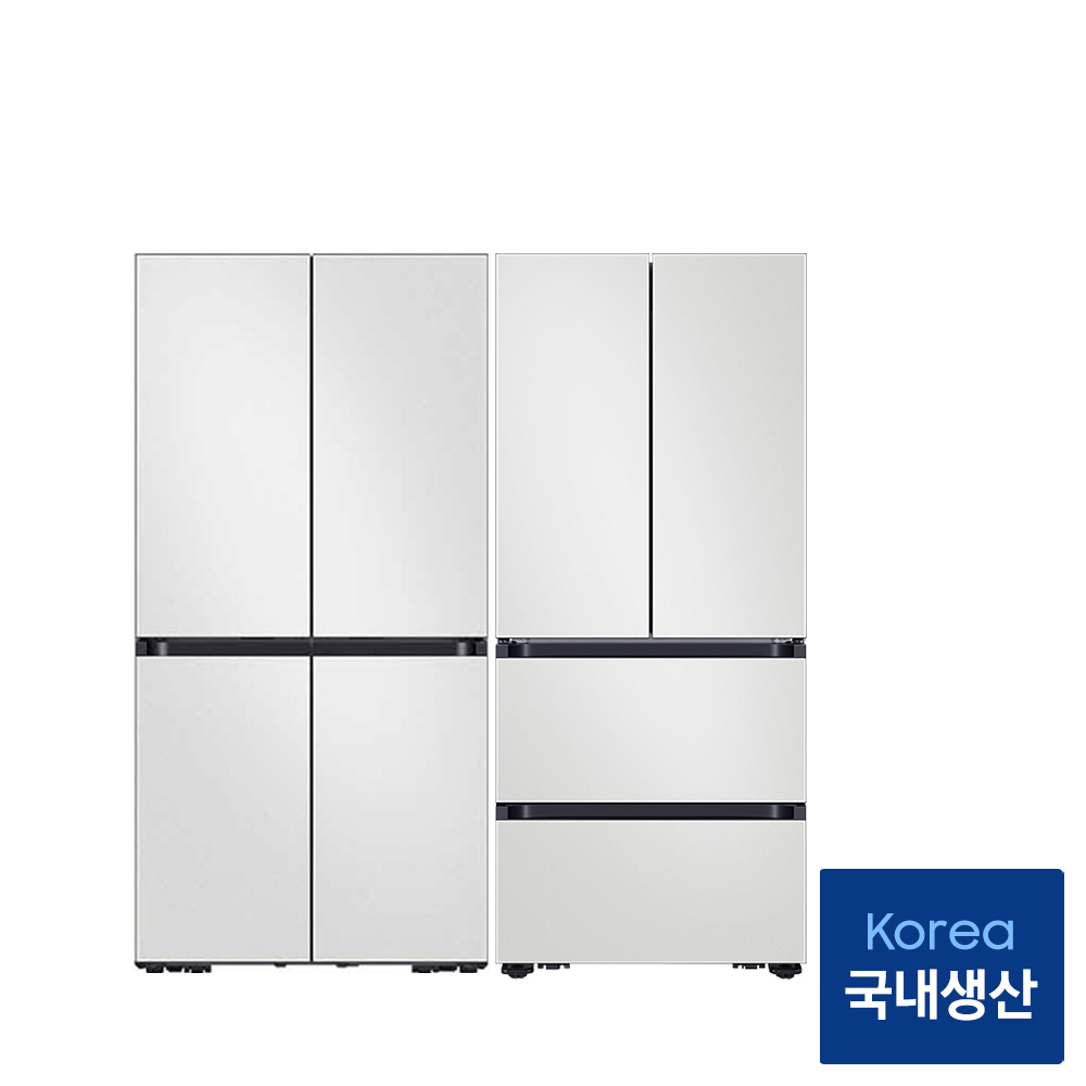 삼성 비스포크 Ai 냉장고 김치냉장고 키친핏 Max RM70F64R1A RK70F42M2A 코타화이트 - 상세 이미지 2
