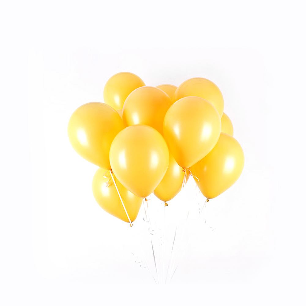 네오5(13cm)파스텔풍선100개입(레몬) - 메인 이미지
