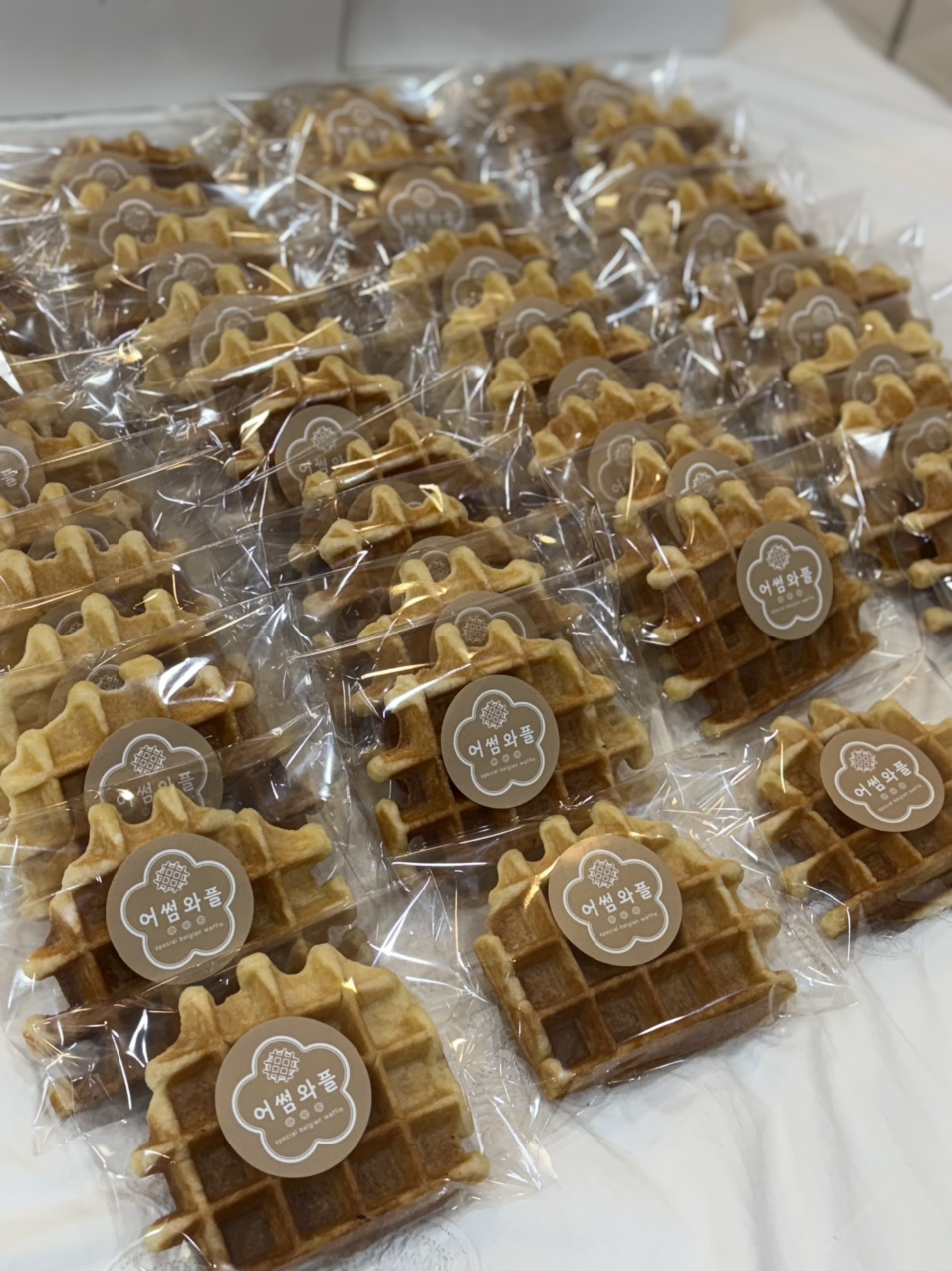 벨기에 리에주 와플 플레인 90g 10개입 개별포장 단체 대량 납품 카페 디저트 간식 빵 - 상세 이미지 5