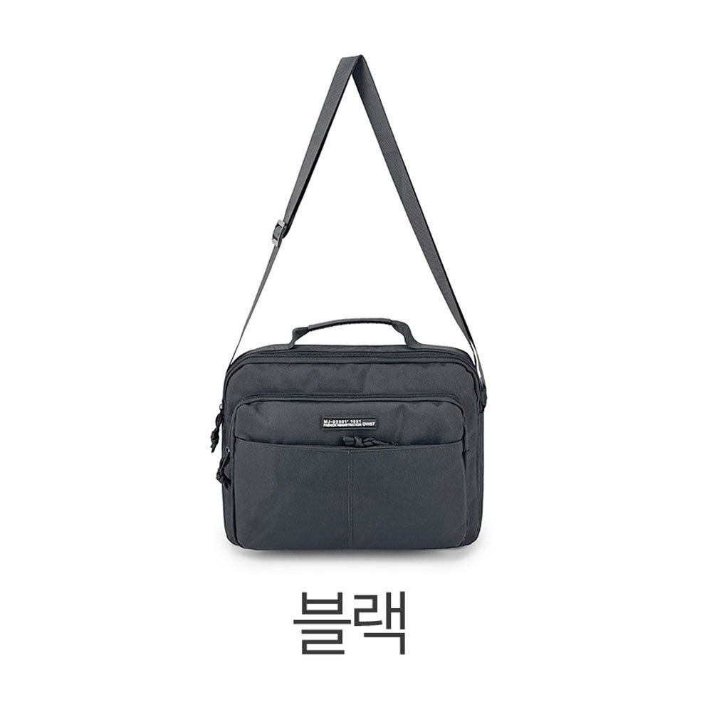 남자 메신저백 데일리 크로스백 수납력 좋은 캐주얼 직장인 출퇴근 크로스 가방 - 상세 이미지 3