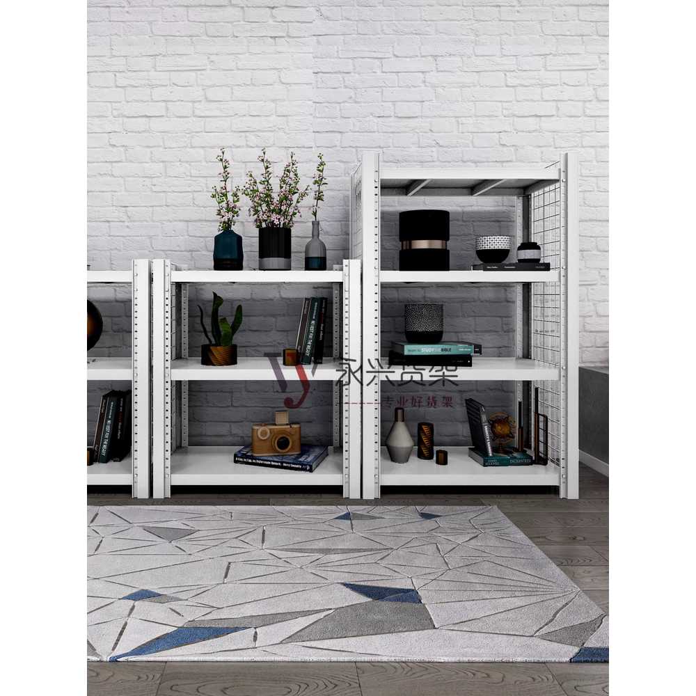 이동식 고릴라랙 앵글 창고 철제선반 메쉬 거실 검은 블랙 100x40x150cm 4단 - 상세 이미지 4