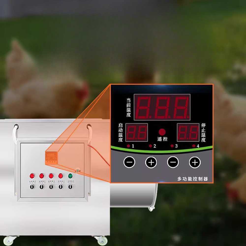 전기 열풍기 업소용 난방 고출력 온풍 실내 히터 5KW 220V 온도조절+20m벨트 - 상세 이미지 4