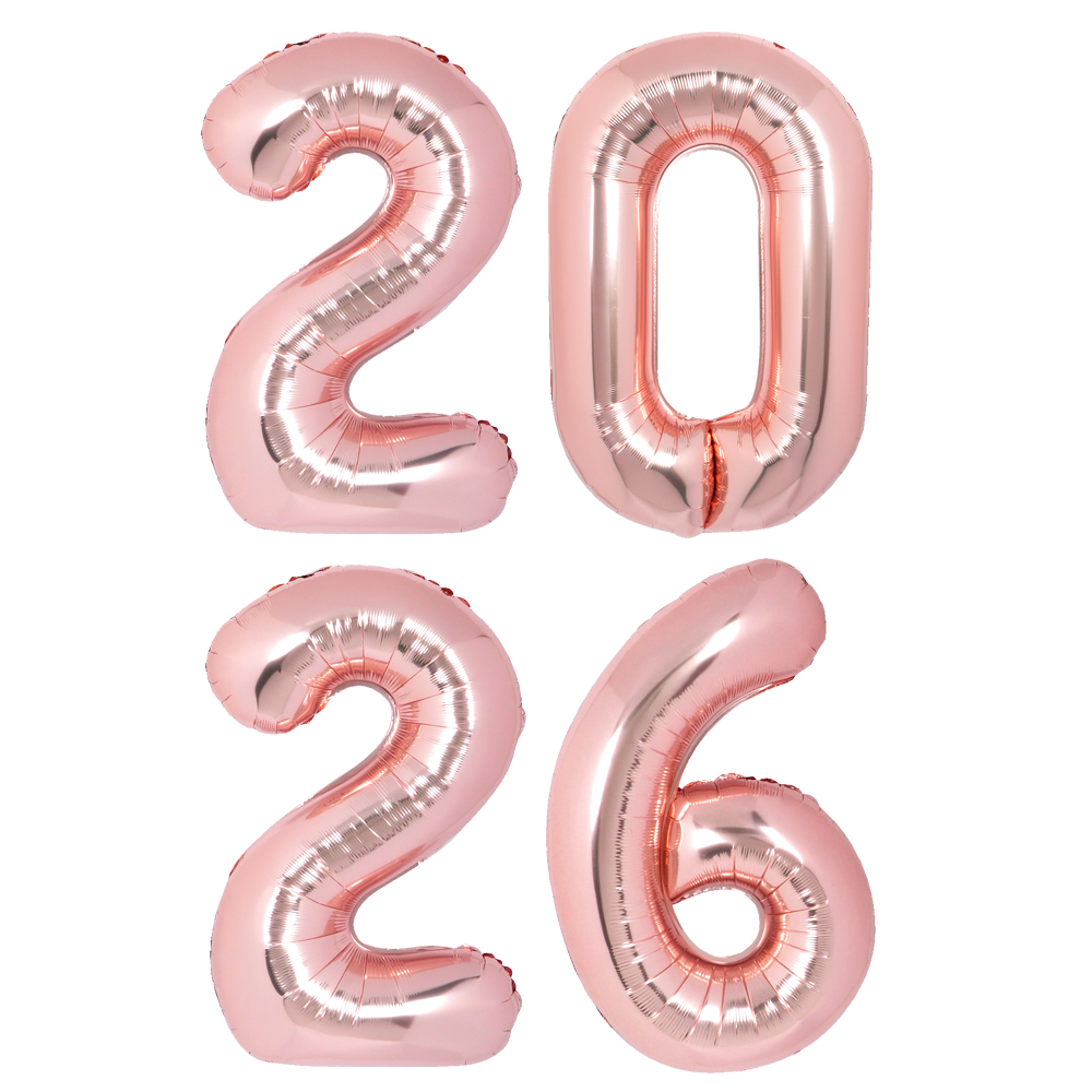 숫자은박풍선(대)로즈골드2026패키지 - 메인 이미지